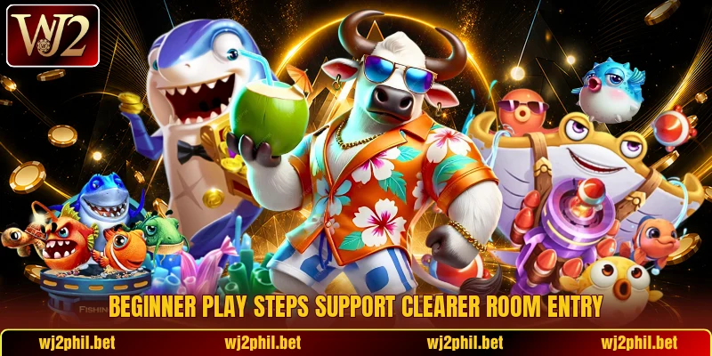 Beginner play steps support clearer room entry