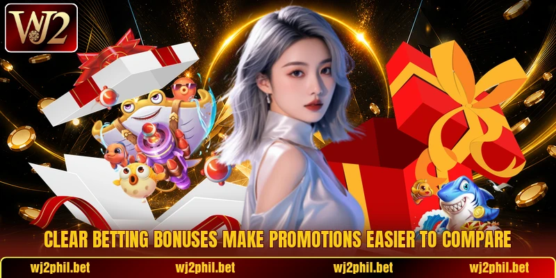 Clear betting bonuses make promotions easier to compare