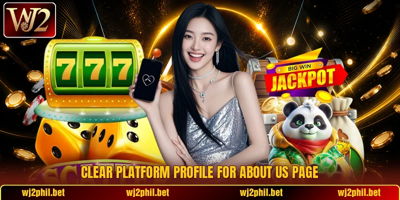 Clear platform profile for about us page