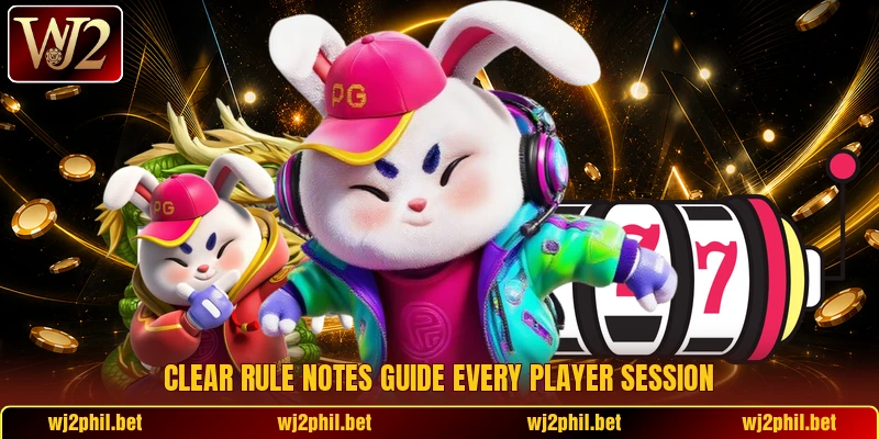 Clear rule notes guide every player session
