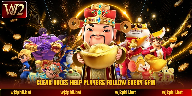 Clear rules help players follow every spin