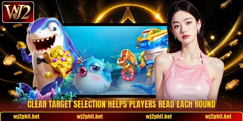 Clear target selection helps players read each round