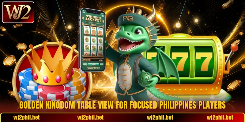 Golden Kingdom table view for focused Philippines players