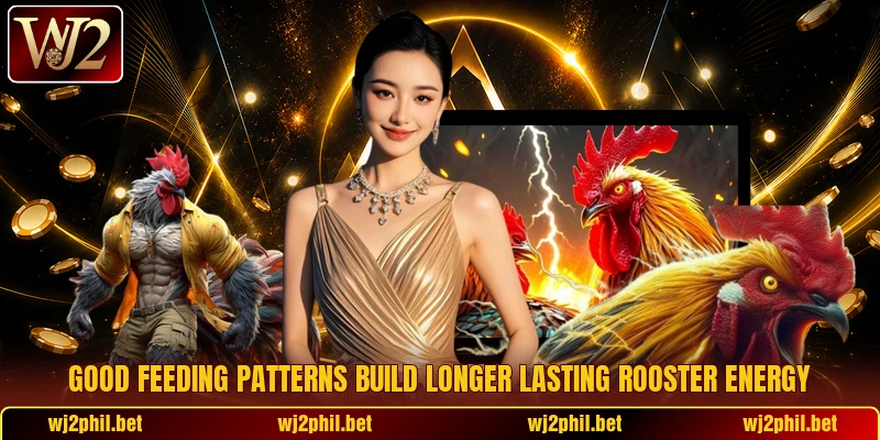 Good feeding patterns build longer lasting rooster energy
