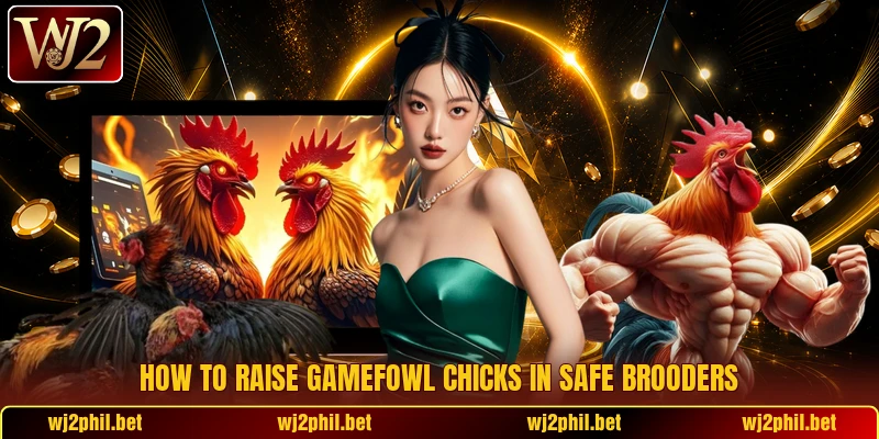 How to raise gamefowl chicks in safe brooders