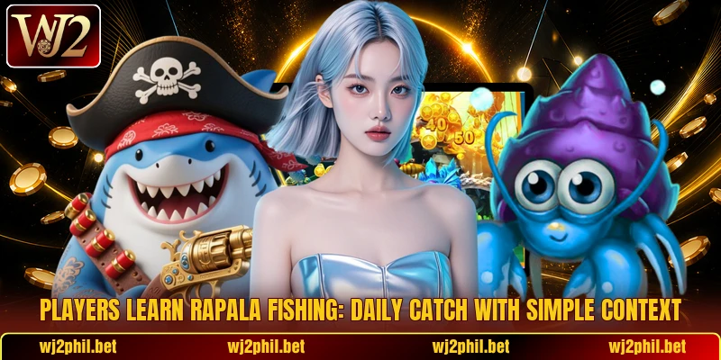 Players learn Rapala Fishing: Daily Catch with simple context
