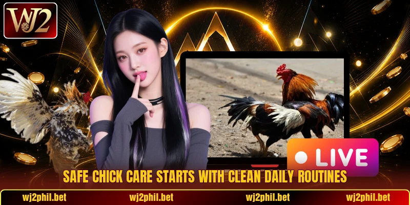 Safe chick care starts with clean daily routines