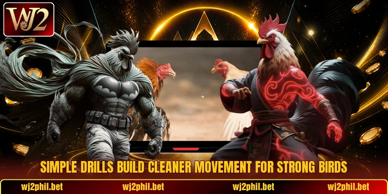 Simple drills build cleaner movement for strong birds